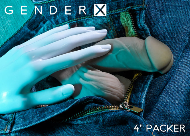 Gender X 4" PACKER - Light Flesh 10cm Packer