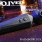 Evolved Rainbow Sucker Massage Wand with Suction Tip