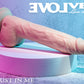 Evolved THRUST IN ME LIGHT Flesh 23.5cm USB Rechargeable Thrusting Dong Dildo