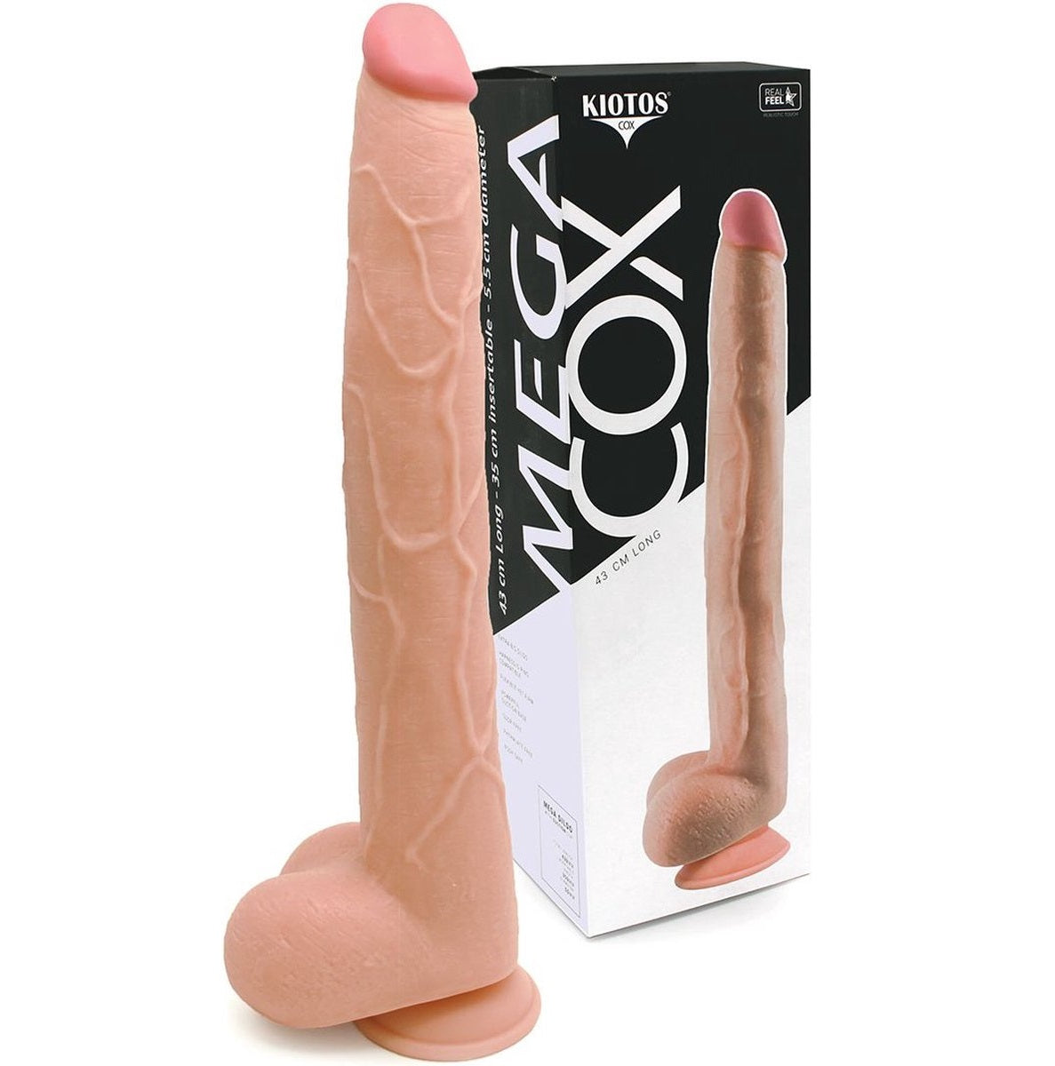 O-Products | Kiotos Cox MEGA XXL Dildo 43cm x 5.5cm Flesh 04