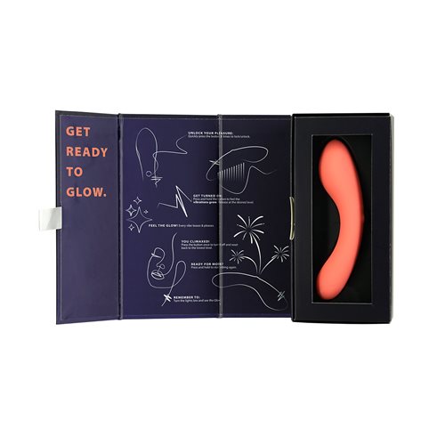 Swan The Mini Swan Wand Glow Vibrator Orange