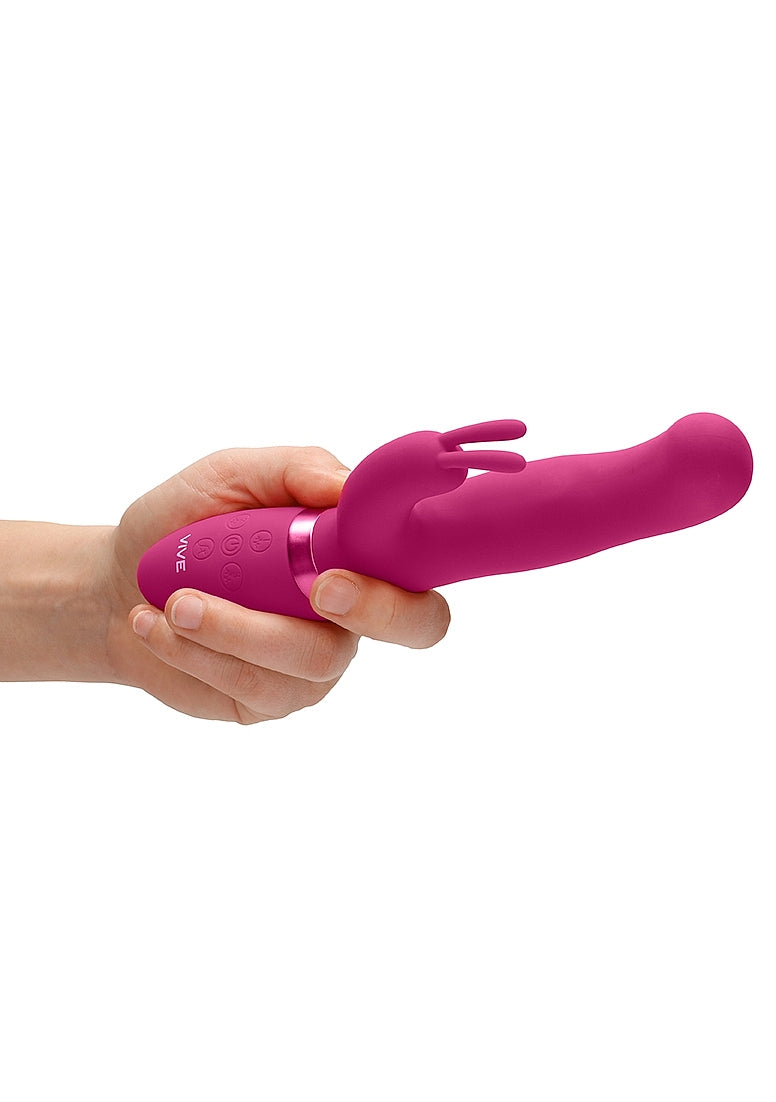 Shots Toys | VIVE Izara Rotating Beads G-Spot Rabbit Vibrator Pink