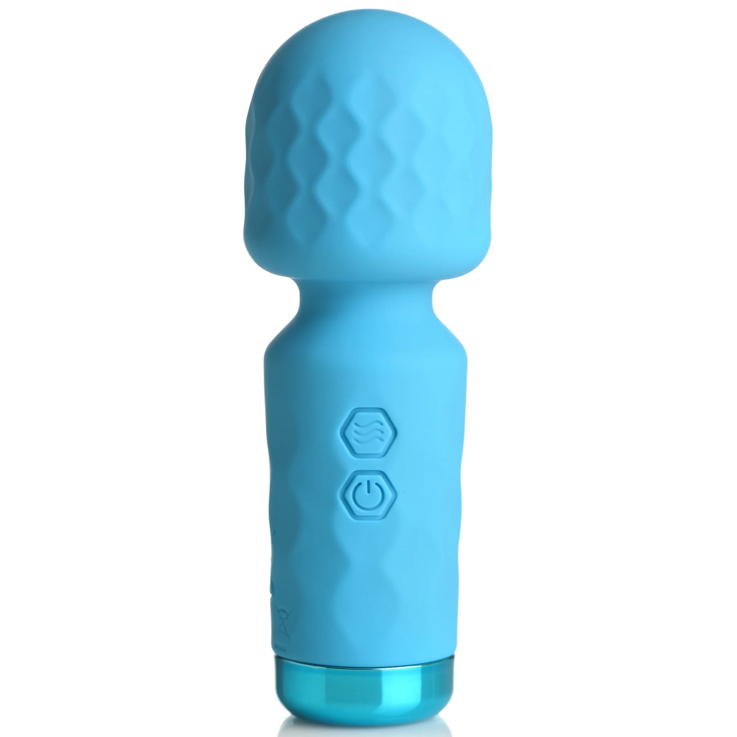 XR Brands | BANG! 10X Mini Silicone Wand Vibrator - Blue