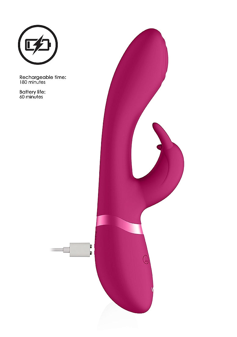 Shots Toys | VIVE Cato Pulse Wave G-Spot Rabbit Vibrator Pink