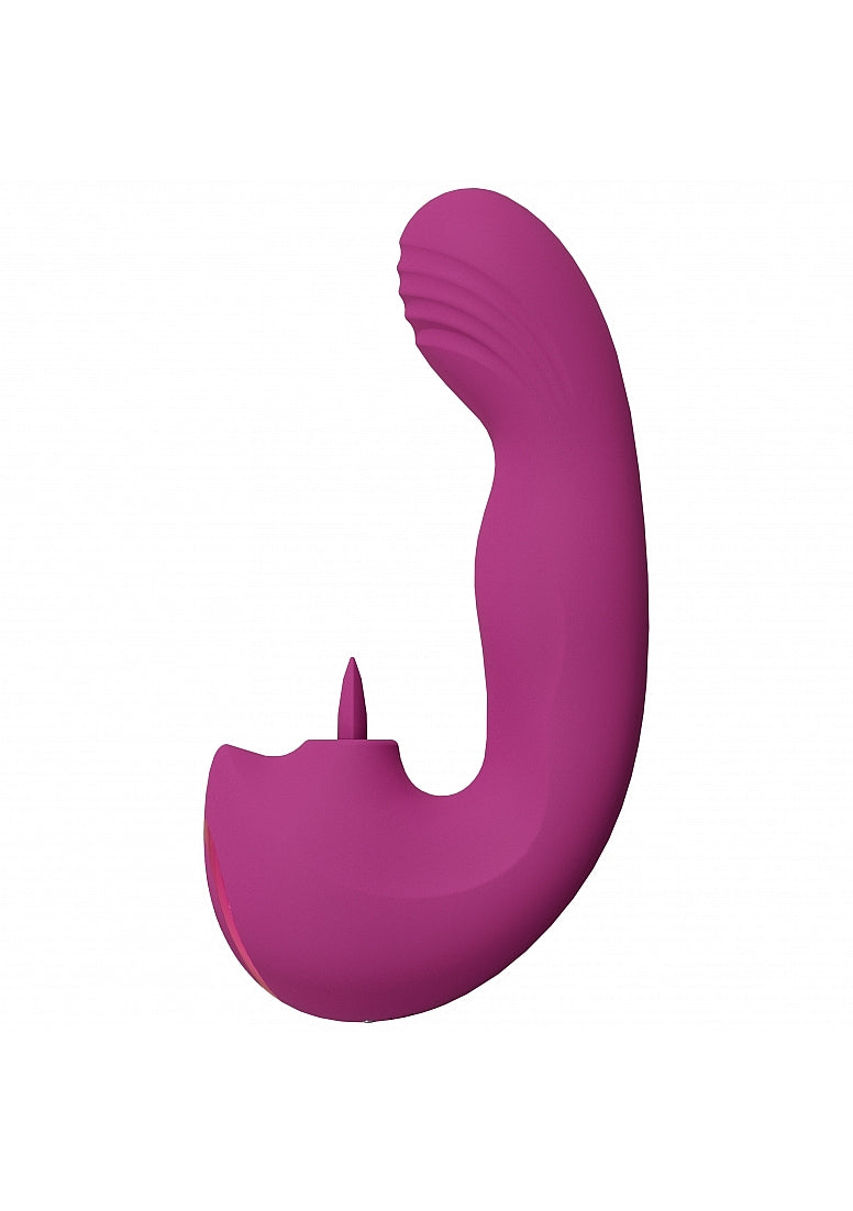 Shots Toys | VIVE Yuki Dual Motor G-Spot Vibrator with Massaging Beads Pink