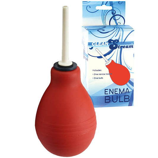 CleanStream Enema Bulb Red Douche