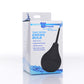 CleanStream Thin Tip Silicone Enema Bulb Black Douche