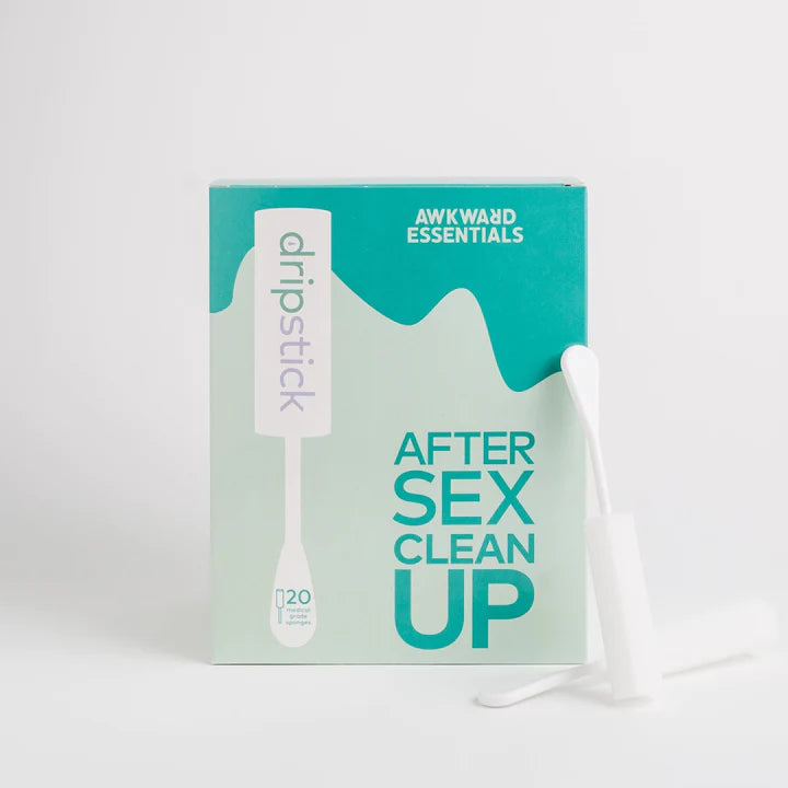 Doc Johnson x Awkward Essentials Dripsticks - After Sex Clean Up - 3 Pieces