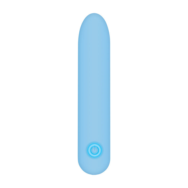 Adam & Eve Eve's Silky Sensations USB Rechargeable Bullet Vibrator Blue 9.4cm