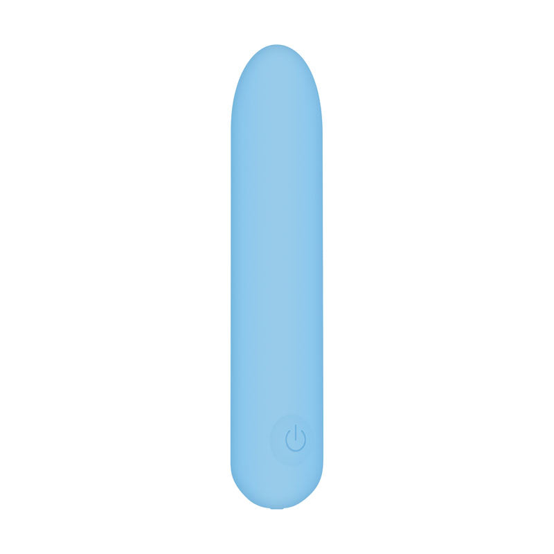 Adam & Eve Eve's Silky Sensations USB Rechargeable Bullet Vibrator Blue 9.4cm