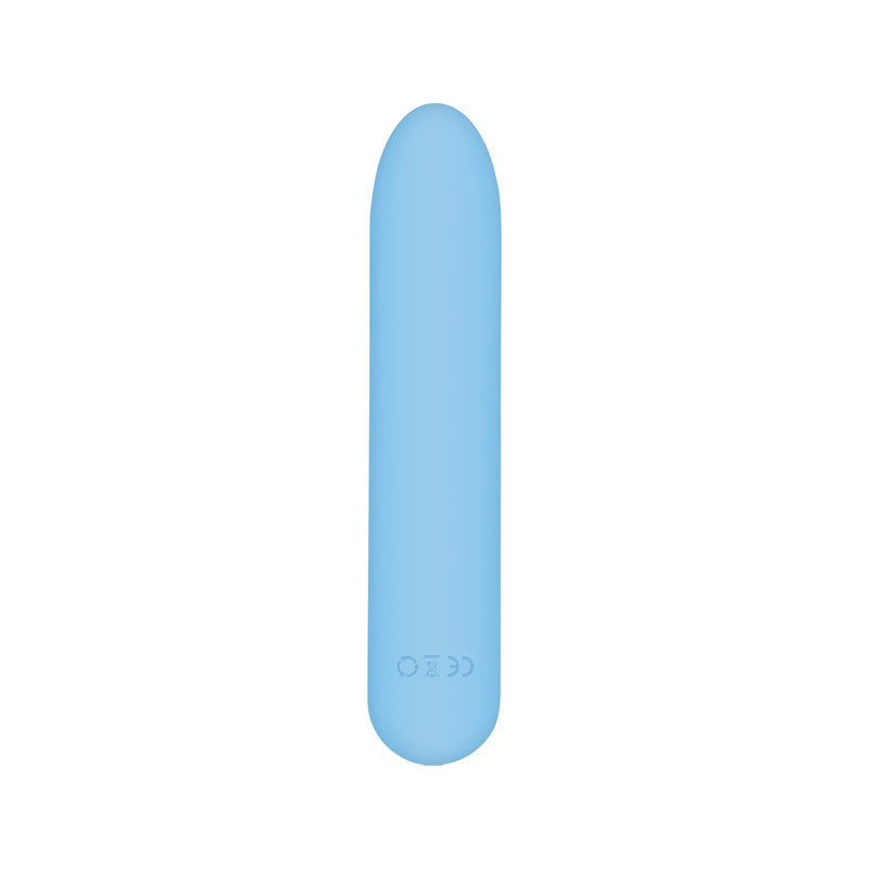 Adam & Eve Eve's Silky Sensations USB Rechargeable Bullet Vibrator Blue 9.4cm