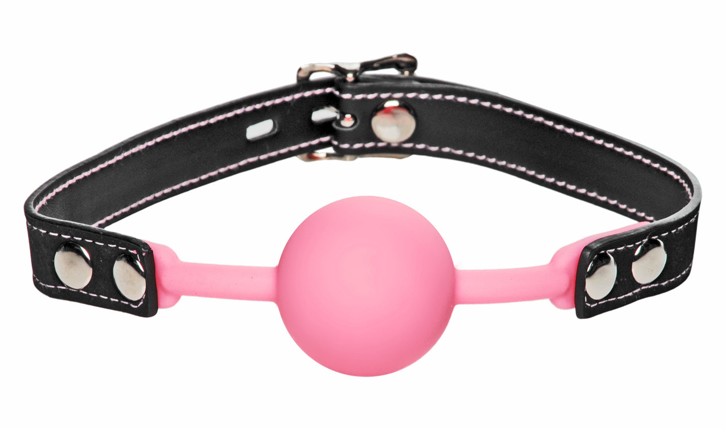 Frisky Glow Gag Glow in the Dark Silicone Ball Gag