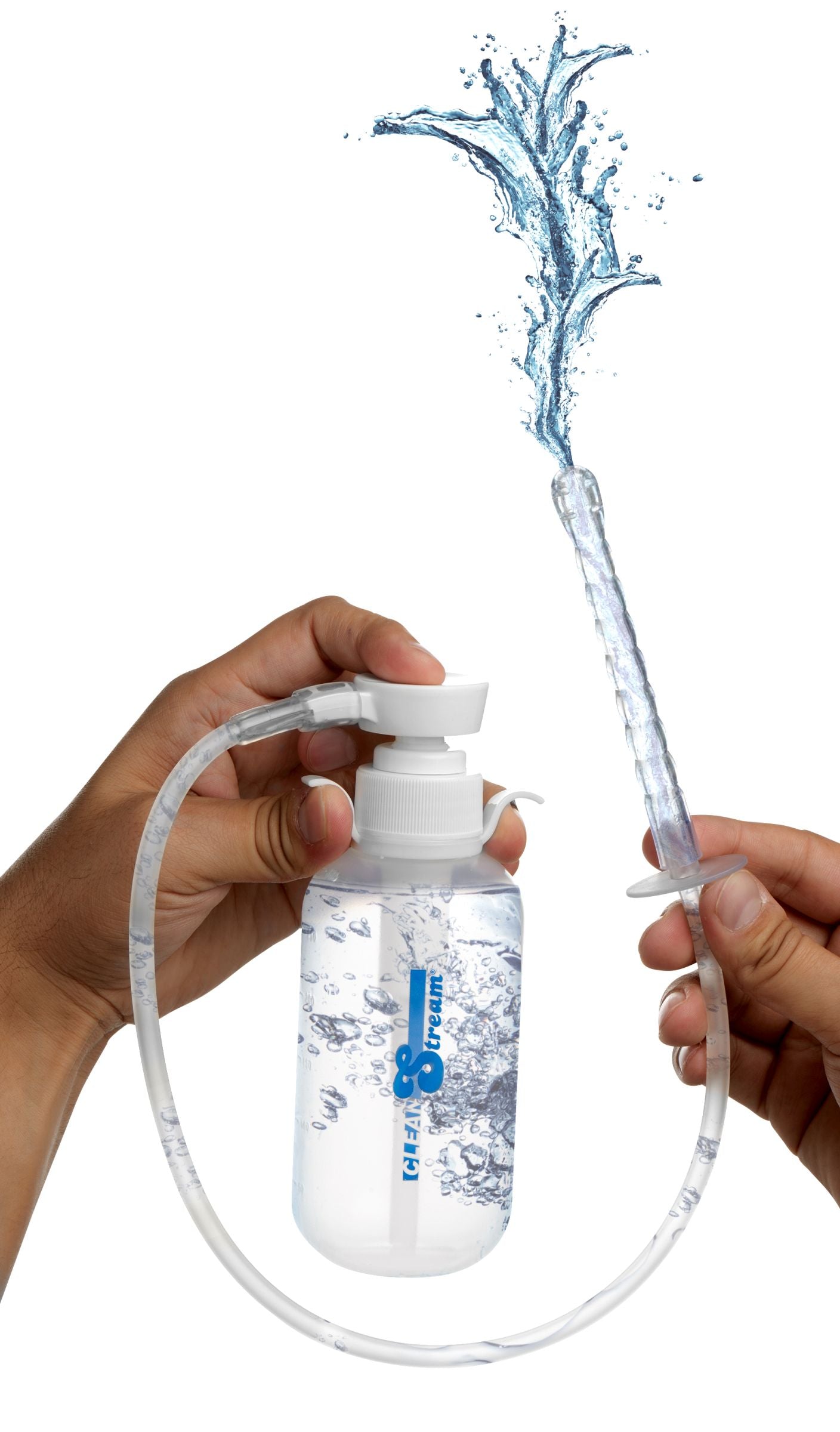 CleanStream Pump Action Enema 300ml Bottle with Nozzle