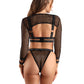 Fantasy Lingerie VIBES BARBED WIRE 3 Piece Bralette Set - Size S/M or M/L