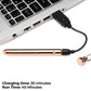 Charmed 7X Vibrating Necklace Rose Gold 11cm USB Rechargeable Vibrating Necklace