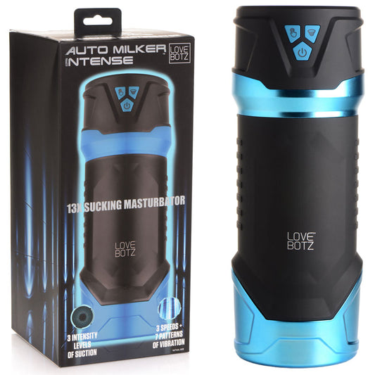 LoveBotz Auto Milker Intense 13X Sucking USB Rechargeable Auto Masturbator