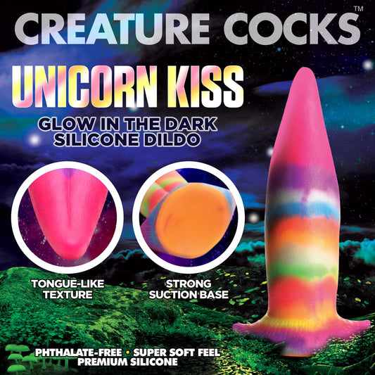 Creature Cocks Unicorn Kiss Silicone Dildo