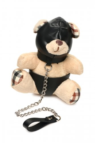 Master Series Hooded Teddy Bear BDSM Bondage Keychain