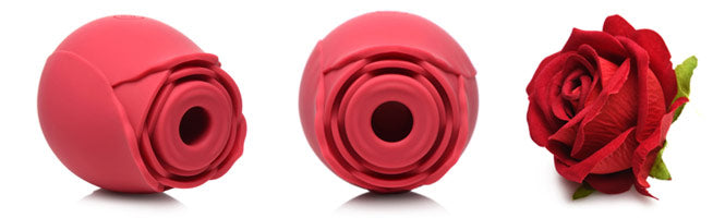 Bloomgasm The Rose Lover's Gift Box Air Pulsation Sucking Clit Stimulator - Red