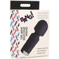 XR Brands | BANG! 10X Mini Silicone Wand Vibrator - Black