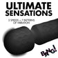 XR Brands | BANG! 10X Mini Silicone Wand Vibrator - Black