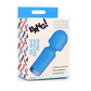 XR Brands | BANG! 10X Mini Silicone Wand Vibrator - Blue