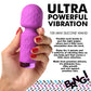 XR Brands | BANG! 10X Mini Silicone Wand Vibrator - Purple