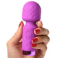 XR Brands | BANG! 10X Mini Silicone Wand Vibrator - Purple