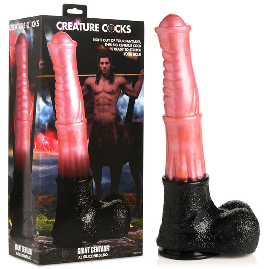 Creature Cocks Giant Centaur - Pink/Black 35.5cm Fantasy Dildo