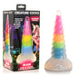 Creature Cocks Uni-Glow - Glow in Dark Rainbow 19.5cm Unicorn Fantasy Dildo