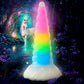 Creature Cocks Uni-Glow - Glow in Dark Rainbow 19.5cm Unicorn Fantasy Dildo