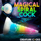 Creature Cocks Uni-Glow - Glow in Dark Rainbow 19.5cm Unicorn Fantasy Dildo