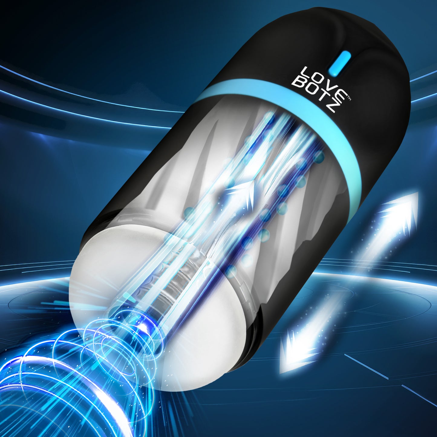 LoveBotz The Milker Mega-Pod USB Rechargeable Male Masturbator