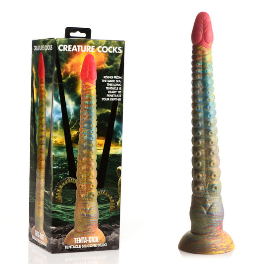 Creature Cocks Tenta-Dick - Multi-Coloured 32cm Tentacle Fantasy Dildo