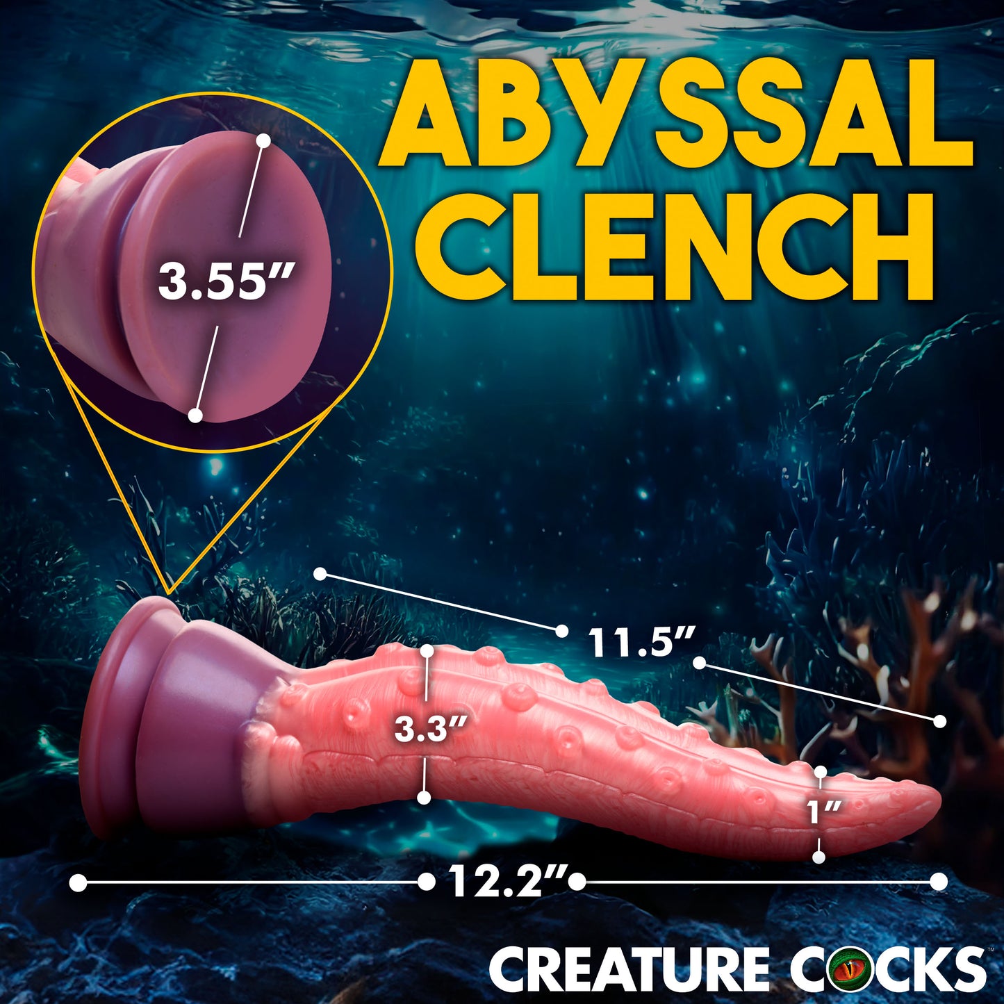 Creature Cocks Octoprobe - Pink/Purple 31cm Tentacle Fantasy Dildo