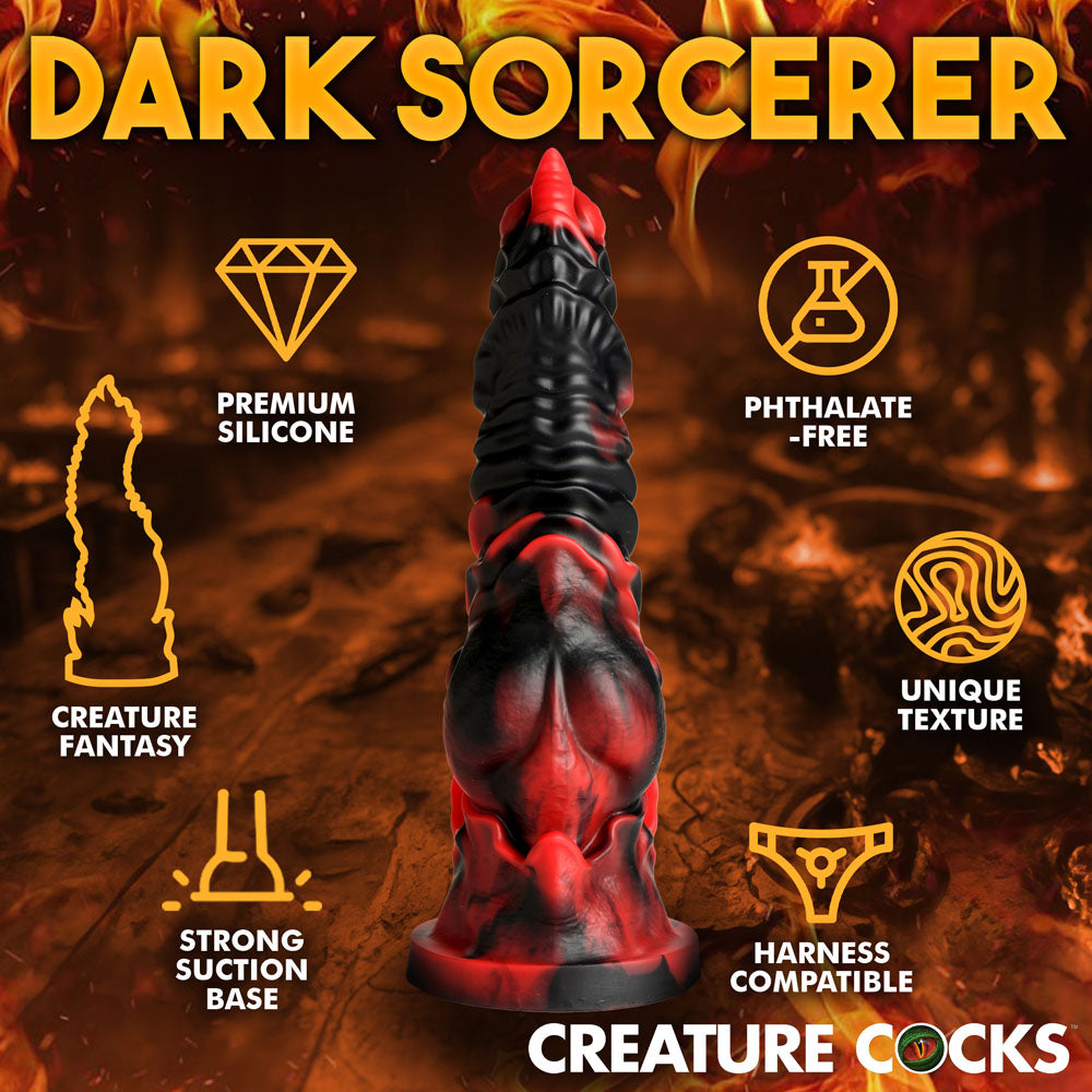 Creature Cocks Mephisto - Red/Black 18.5cm Fantasy Dildo