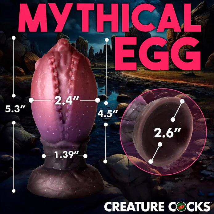 Creature Cocks Dragon Hatch Silicone Egg Large Dildo