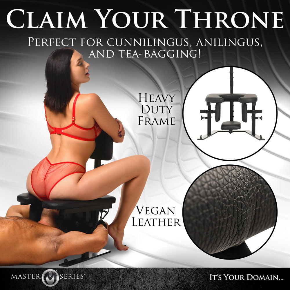 Master Series Pleasure Throne - Oral Sex Chair