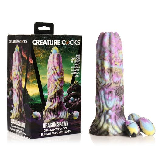 Creature Cocks Dragon Spawn - Multi-Coloured 18.5 cm Ovipositor Fantasy Dildo