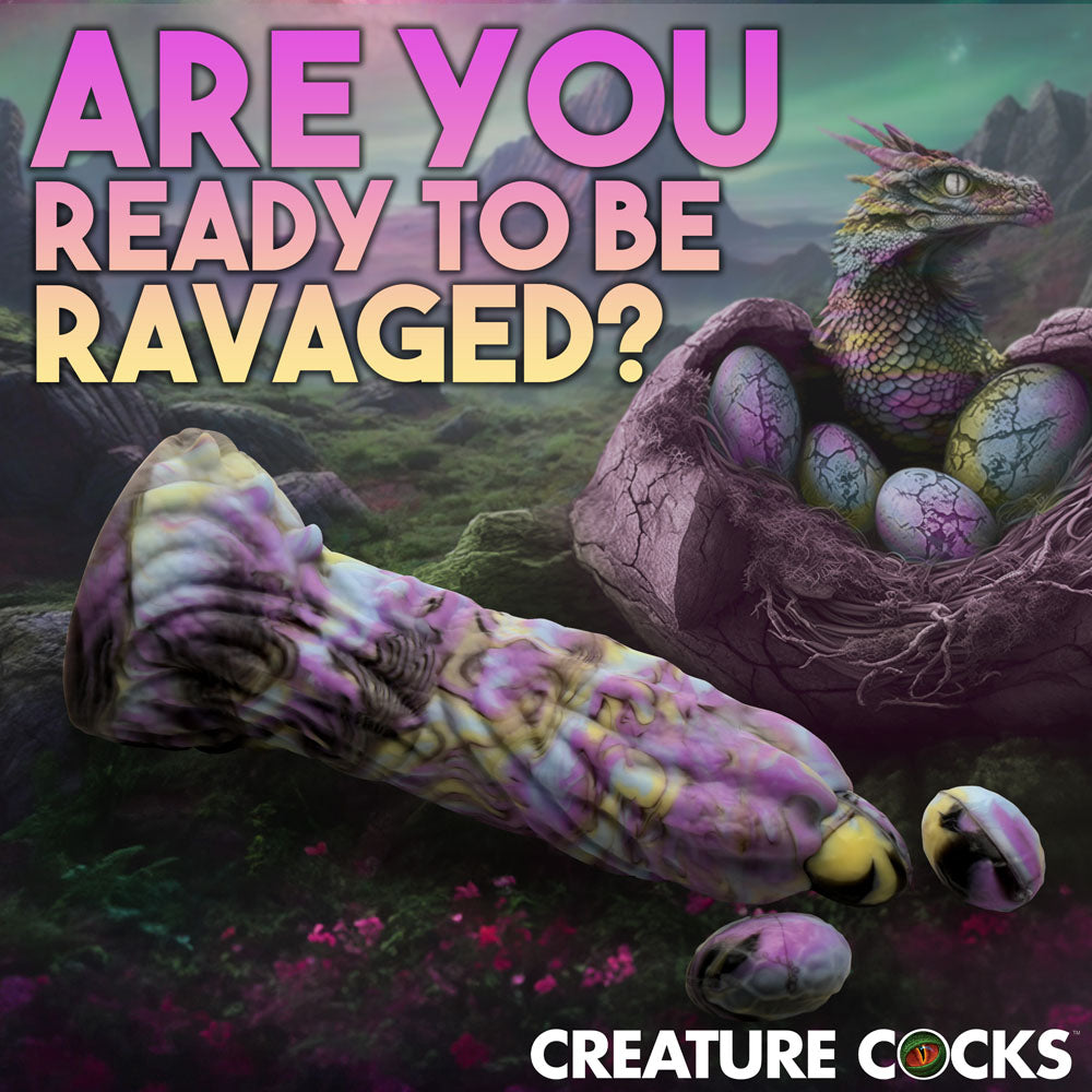 Creature Cocks Dragon Spawn - Multi-Coloured 18.5 cm Ovipositor Fantasy Dildo