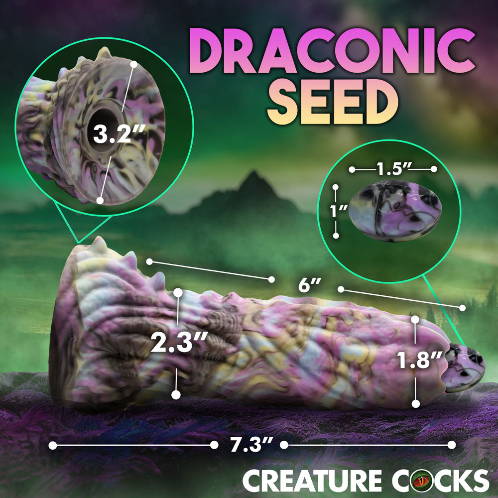 Creature Cocks Dragon Spawn - Multi-Coloured 18.5 cm Ovipositor Fantasy Dildo