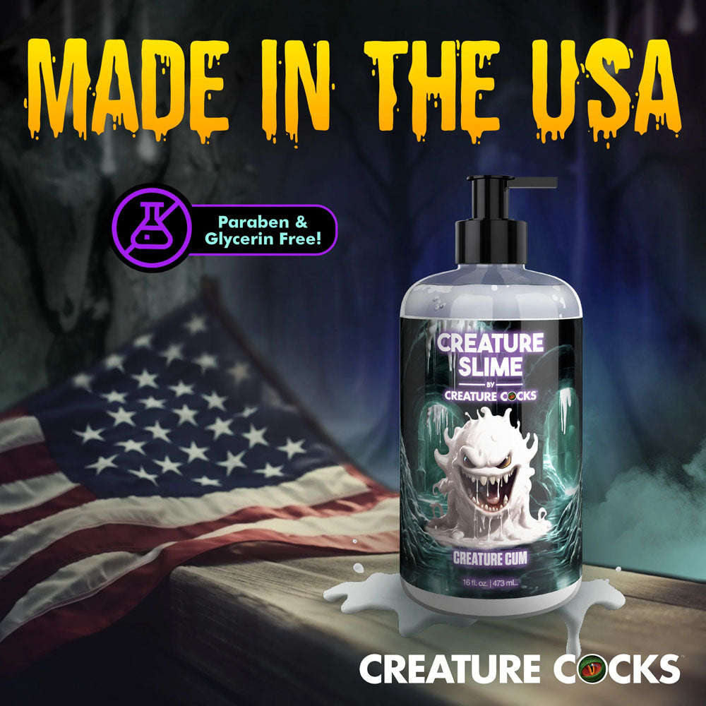 Creature Slime by Creature Cocks - Creature Cum Lubricant Pump Bottle 473ml