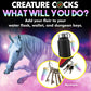 Creature Cocks Mystique Unicorn Keychain - Novelty Fantasy Dildo Keyring