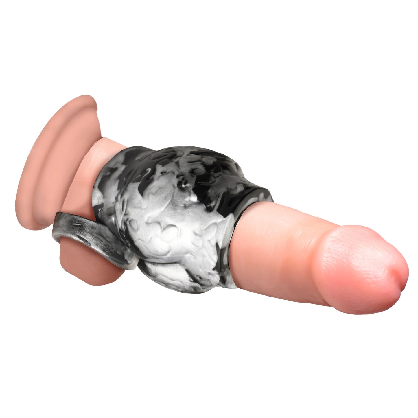 Creature Cocks Night Prowler Silicone Penis Sleeve + Ball Stretcher (Large Size)