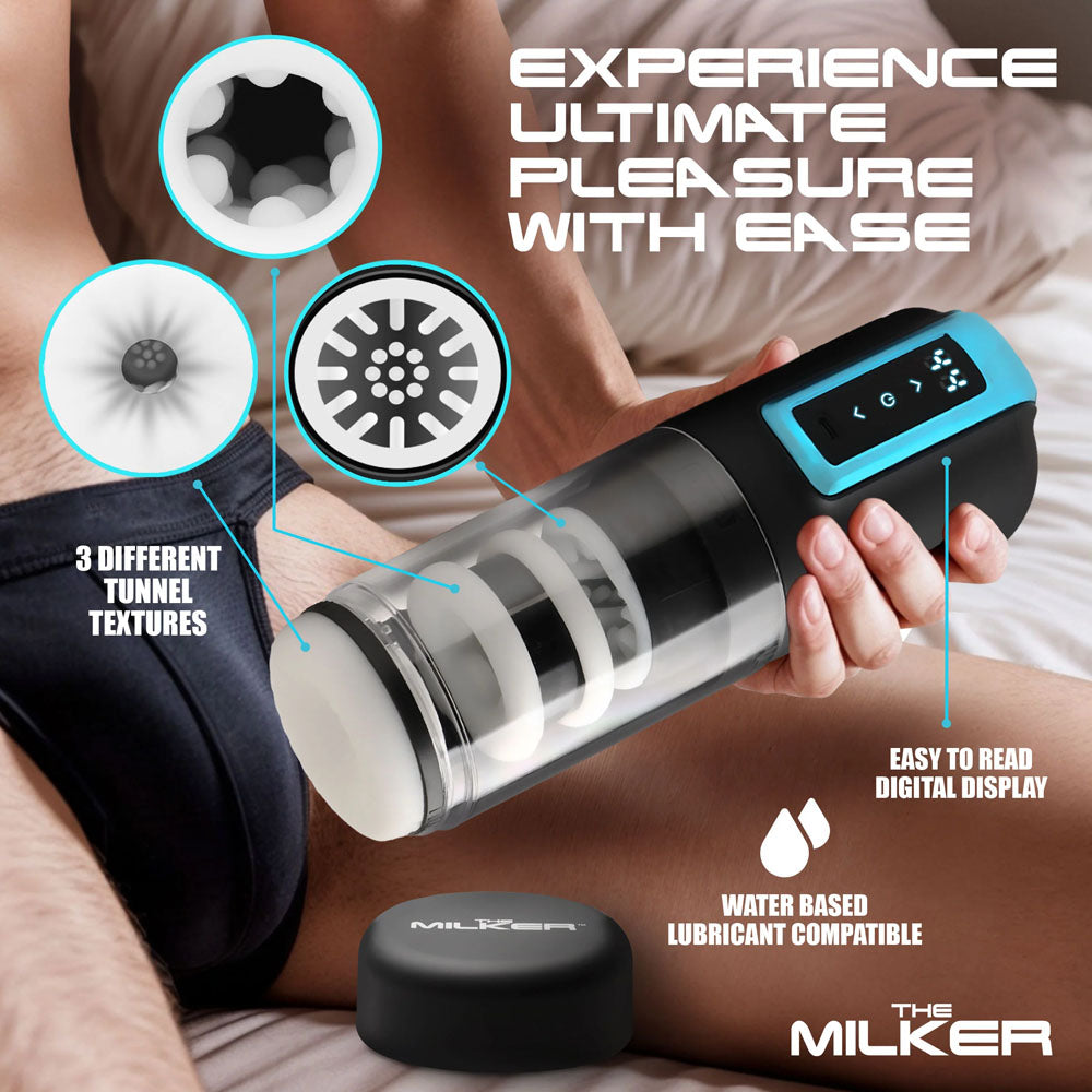 LoveBotz The Milker Roto-Stroke - Thrusting & Rotating Male Masturbator