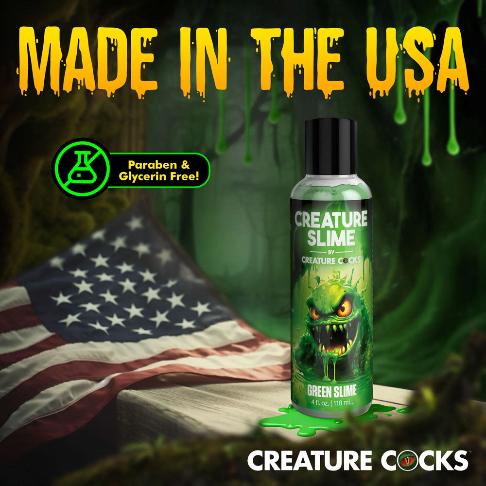 Creature Slime by Creature Cocks - Green Slime Green Water Based Lubricant 118ml