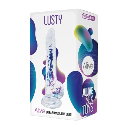 Adrien Lastic Alive Lusty 7" Extra Slippery Jelly Dildo