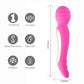 Maia Toys | Maia Zoe Pink 21.6cm USB Rechargeable Dual Vibrating Massage Wand