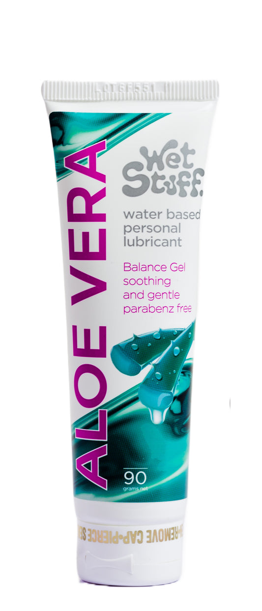 Wet Stuff Aloe Vera Water Based Edible Lube Lubricant 90g