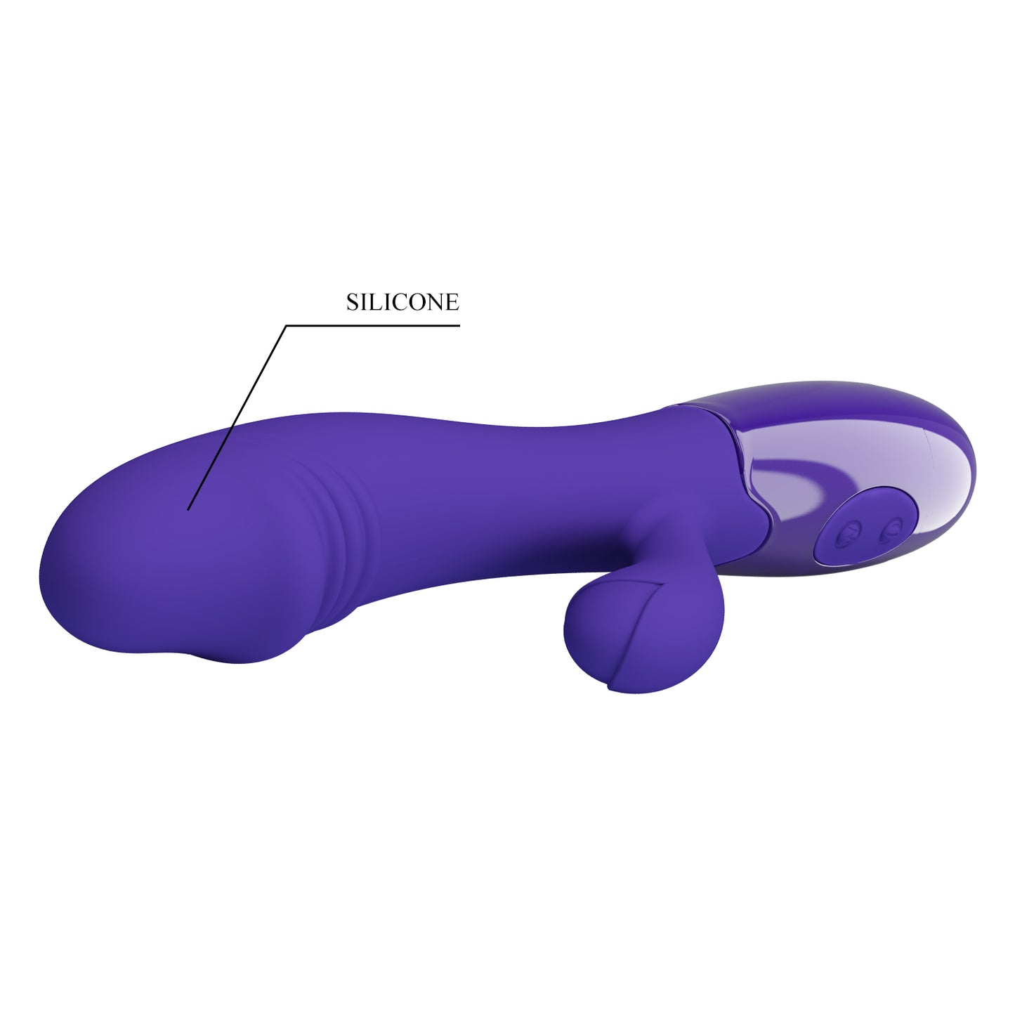 Pretty Love Snappy Youth Rabbit Vibrator Purple